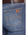 Image #4 - Carhartt Women's FR Tiller Rugged Flex&reg; Medium Wash Mid Rise Bootcut Stretch Denim Jeans, Blue, hi-res