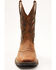 Rank 45 Women's Xero Gravity Lite Mexican Flag Western Boots - Wide Square Toe, Brown, hi-res