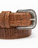 Image #3 - Cody James Men's Hornback Caiman Exotic Belt, Brown, hi-res
