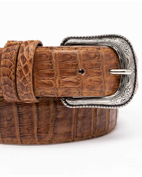 Image #3 - Cody James Men's Brown Hornback Caiman Exotic Belt , Brown, hi-res