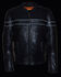 Image #4 - Milwaukee Leather Men's Sporty Scooter Crossover Jacket, Black, hi-res