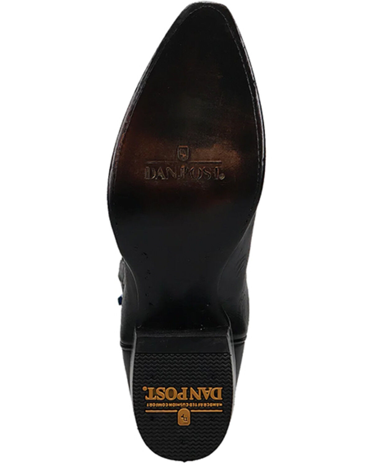Image #5 - Dan Post Men's Rip Western Boots - Snip Toe, Black, hi-res