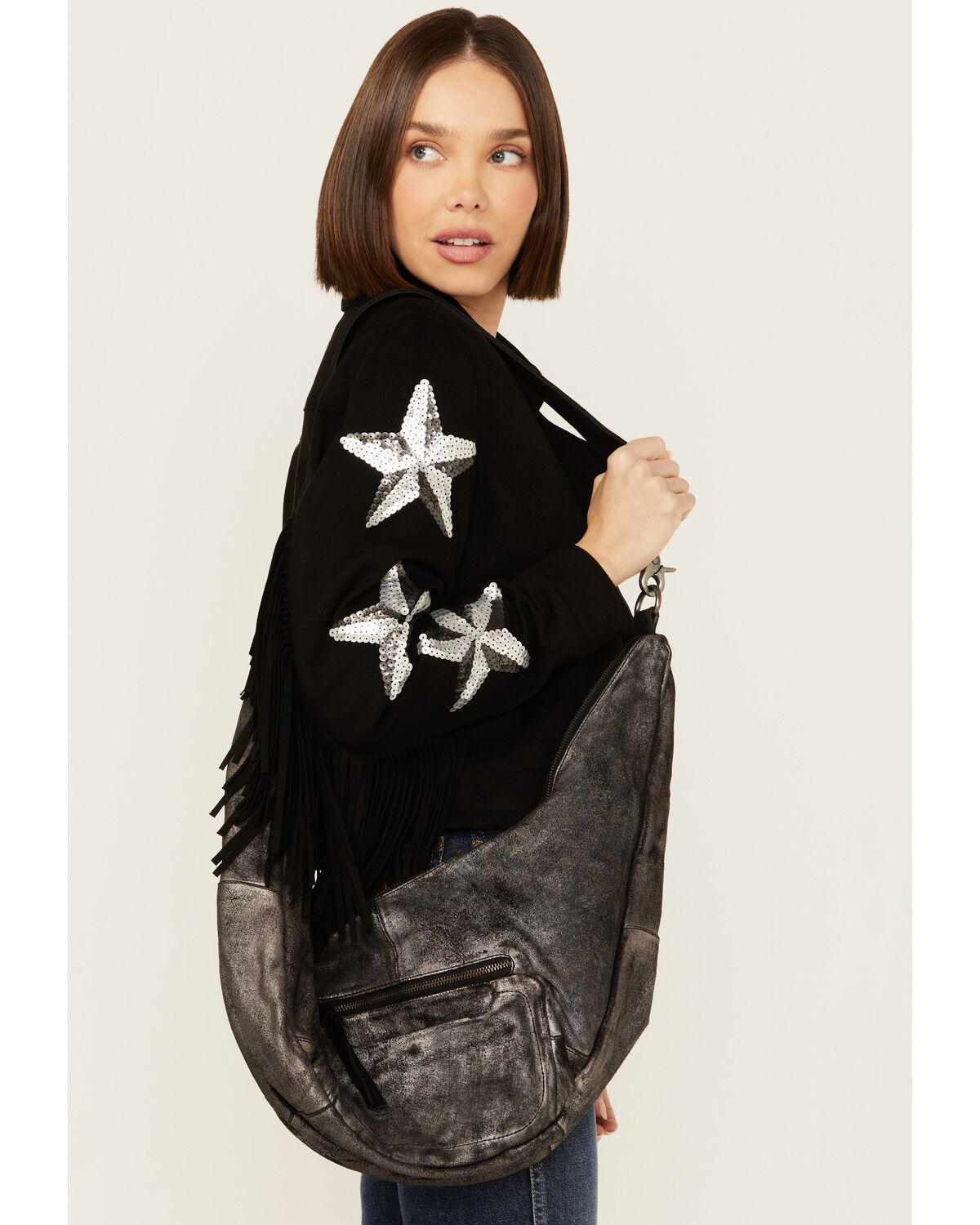 Image #1 - Free People Women's We The Free Sparta Crossbody Bag, Black, hi-res