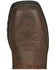 Image #6 - Tony Lama Men's Anchor Water Buffalo Soft Western Work Boots - Broad Square Toe, Brown, hi-res
