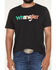 Image #3 - Wrangler Men's Boot Barn Exclusive Mexico Logo Short Sleeve Graphic T-Shirt, Black, hi-res