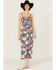 Image #1 - Driftwood Women's Floral Sweetheart Masquerade Noir Midi Dress, Black, hi-res
