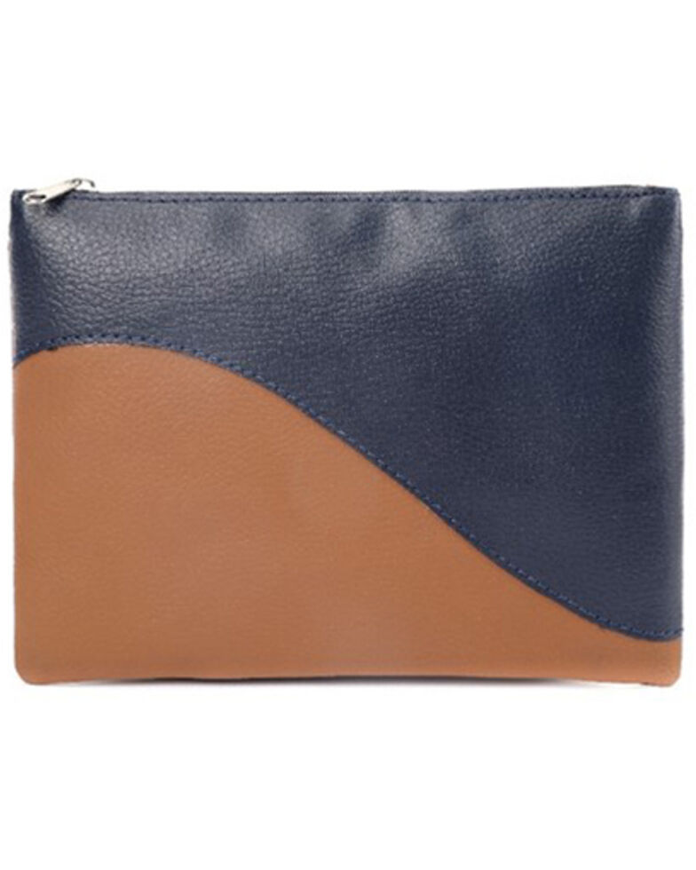 Prime Time Women's Faux Leather Pouch Bag, Black, hi-res
