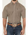 Image #3 - Wrangler Men's Geo Print Short Sleeve Button-Down Stretch Western Shirt, Brown, hi-res