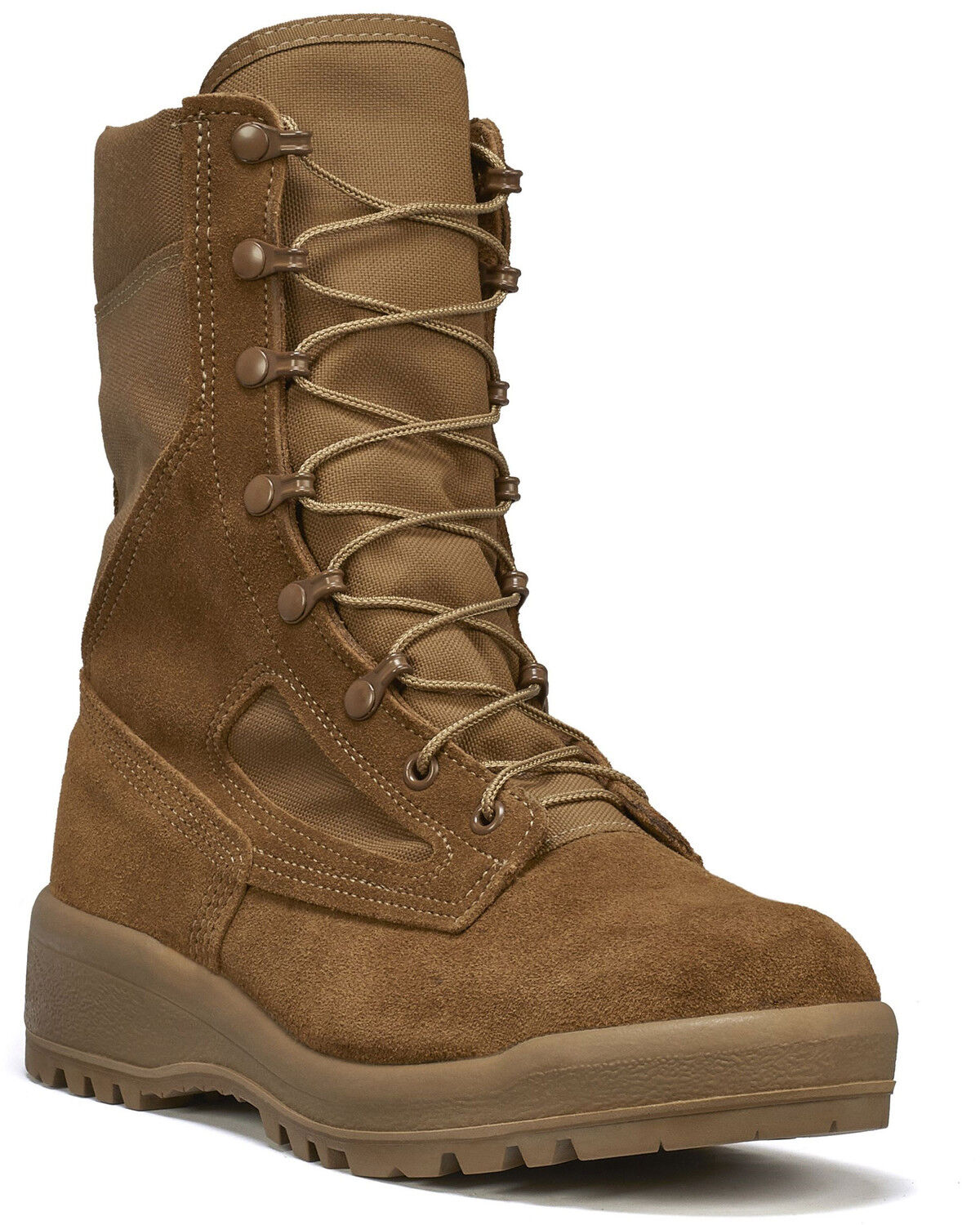 Image #1 - Belleville Men's C390 Hot Weather Military Boots, Coyote, hi-res