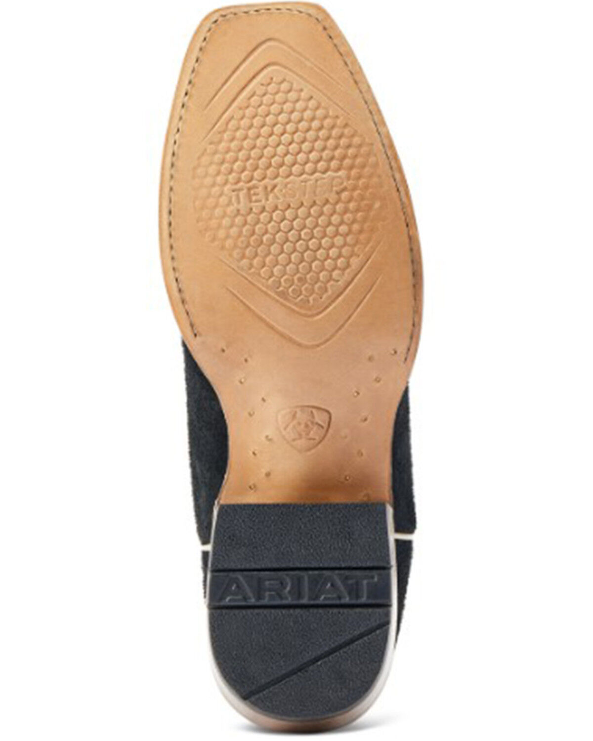 Image #5 - Ariat Men's Futurity Showman Roughout Western Boots - Square Toe, Black, hi-res