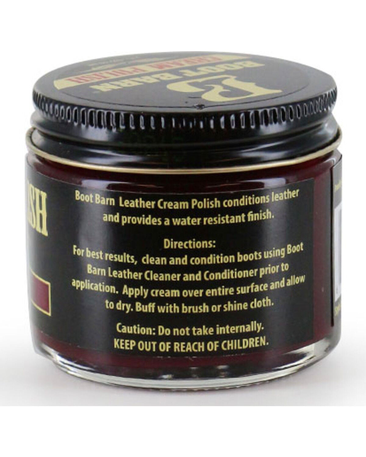 Image #2 - BB Ranch Black Cherry Leather Cream Polish, Mahogany, hi-res