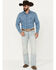 Cody James Men's Pioneer Light Wash Slim Bootcut Stretch Denim Jeans , Light Wash, hi-res