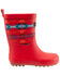 Image #2 - Pendleton Boys' Pilot Rock Mid Waterproof Work Boots - Round Toe, Red, hi-res