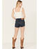 Levi's Women's Dark Wash 501 Worn In Original Shorts, Dark Wash, hi-res