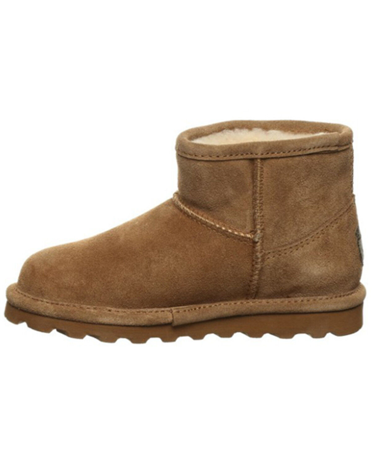 Image #3 - Bearpaw Girls' Alyssa Casual Boots - Round Toe, Brown, hi-res
