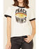 Image #3 - Wrangler Modern Women's Ivory Peace Wins Graphic Short Sleeve Ringer Tee , , hi-res