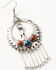 Image #3 - Shyanne Women's American Heritage Chandelier Earrings, Silver, hi-res