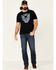 Moonshine Spirit Men's Firebird Graphic Short Sleeve T-Shirt , Black, hi-res
