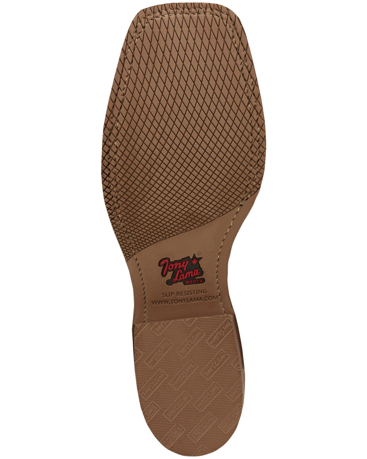 Image #7 - Tony Lama Men's Landgrab Western Boots - Broad Square Toe, Tan, hi-res