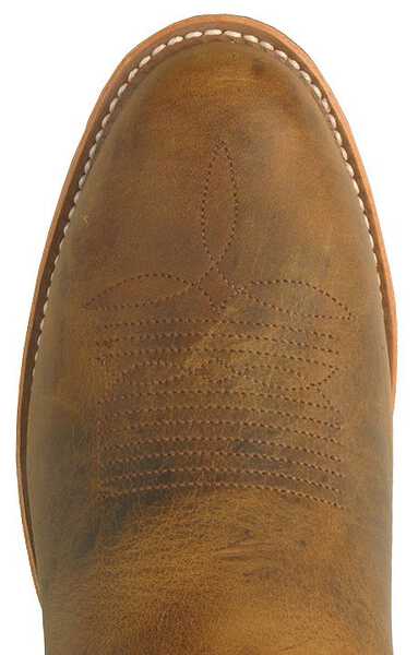 Image #7 - Double H Men's Gel Ice Work Boots - Steel Toe, Brown, hi-res