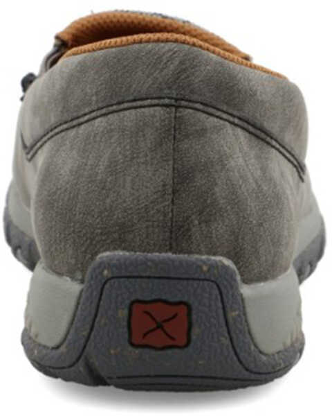Image #5 - Twisted X Women's Slip-On Driving Mocs, Grey, hi-res