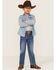 Levi's Boys' 514 West Lake Medium Wash Mid Rise Straight Leg Jeans, Blue, hi-res