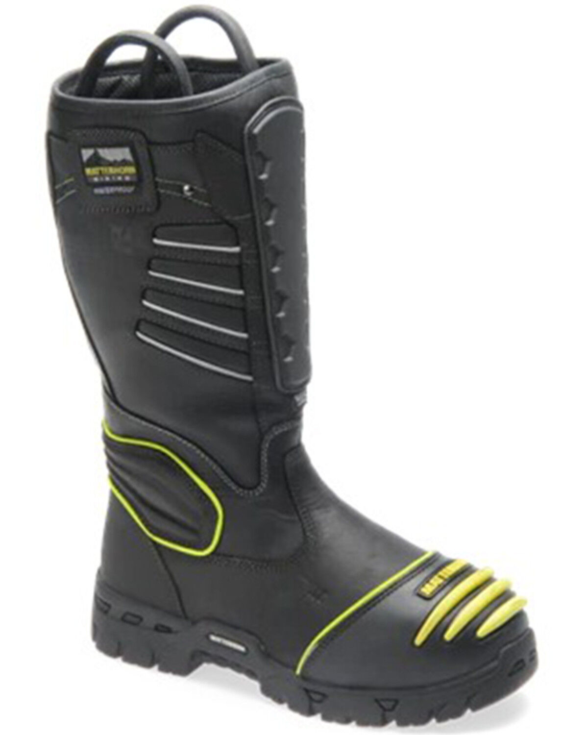 Image #1 - Double H Men's Matterhorn 15" Waterproof Work Boots - Composite Toe, Black, hi-res