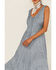 Image #3 - Scully Women's Lace-Up Jacquard Maxi Dress, Grey, hi-res