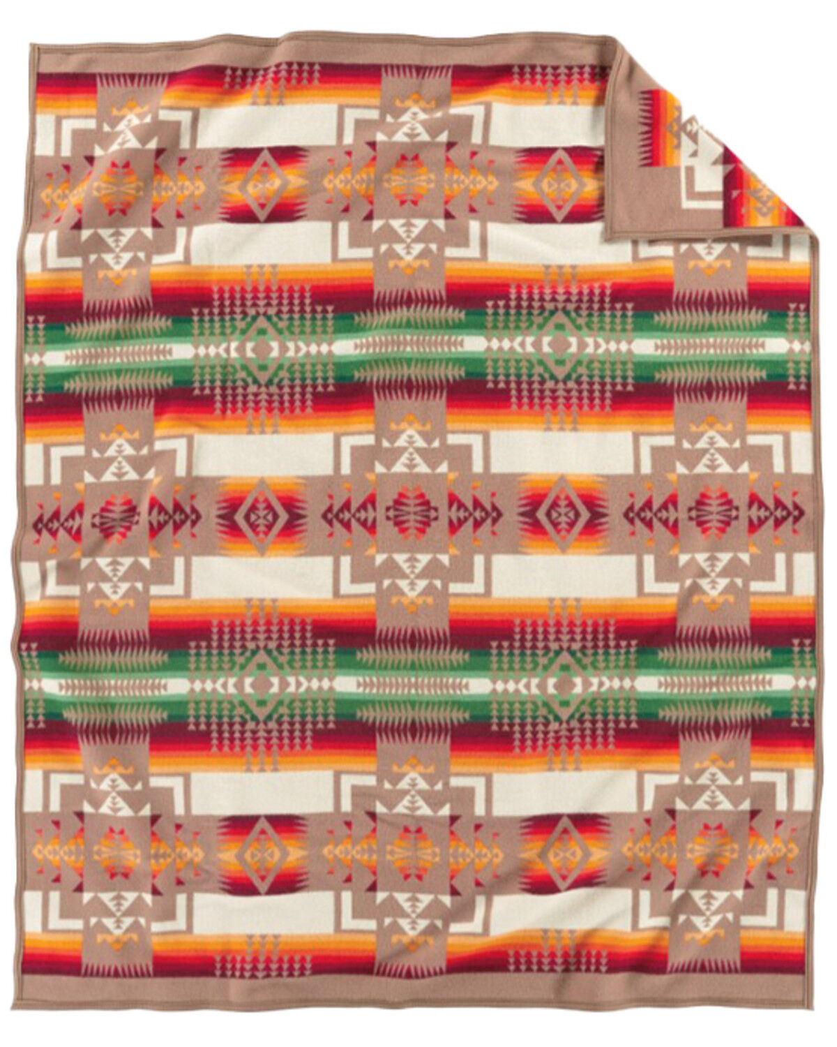 Image #3 - Pendleton Chief Joseph Blanket, Brown, hi-res