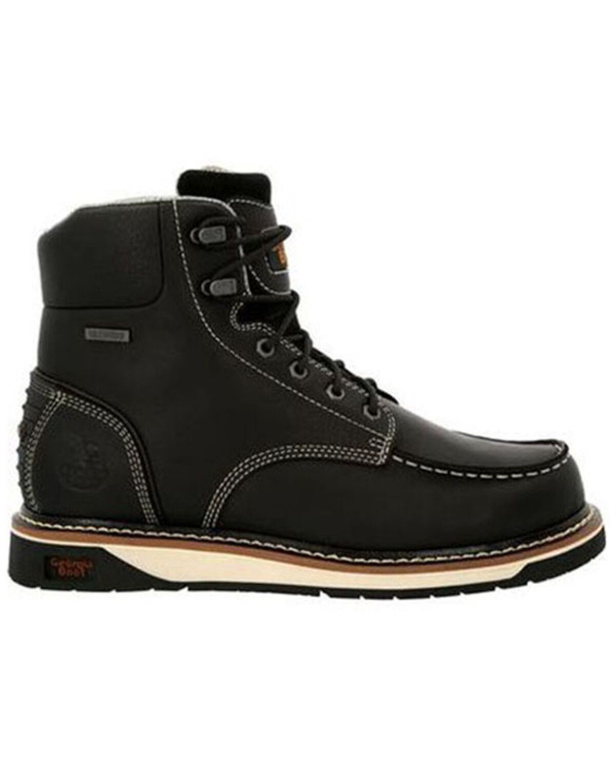 Image #2 - Georgia Boot Men's AMP LT Wedge Work Boots - Soft Toe, Black, hi-res