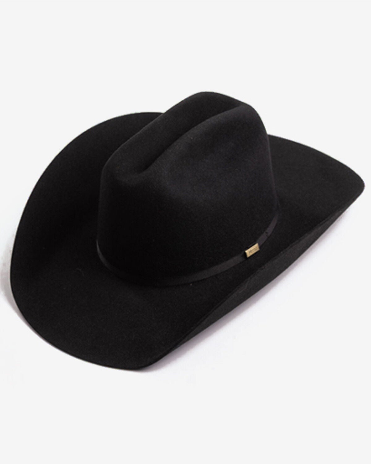 Image #1 - Larry Mahan Telluride 6X Felt Cowboy Hat, Black, hi-res