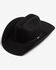 Image #1 - Larry Mahan Telluride 6X Felt Cowboy Hat, Black, hi-res