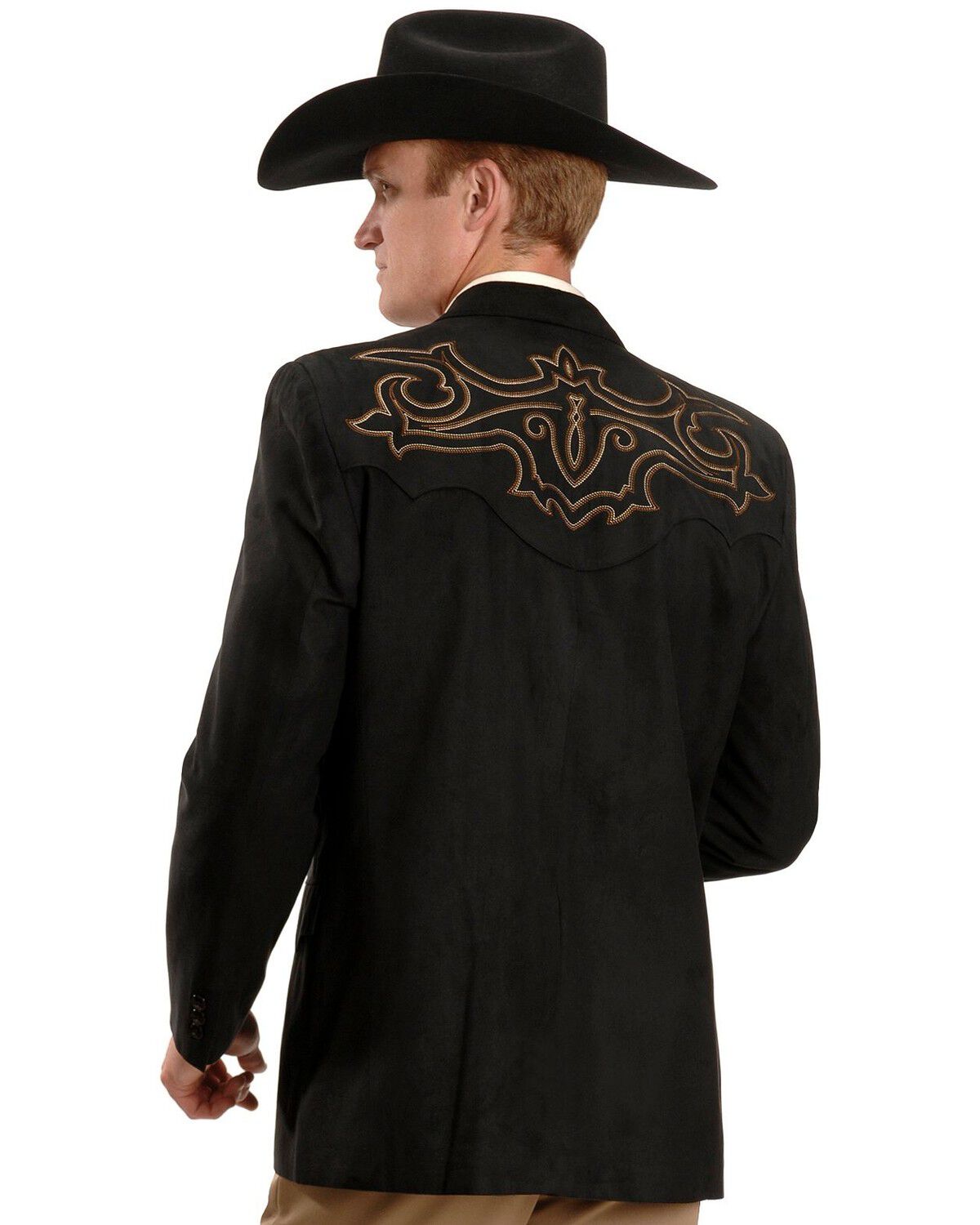 Image #3 - Circle S Men's Galveston Sportcoat - Reg, Tall, Black, hi-res