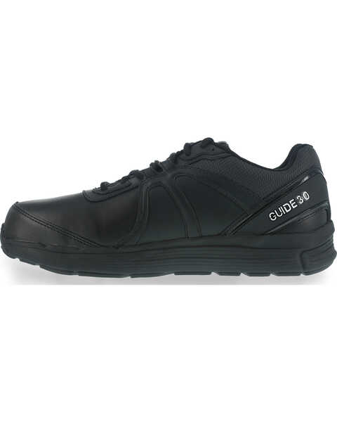 Reebok Men's Leather Athletic Oxfords - Steel Toe, Black, hi-res