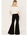 Image #3 - Shyanne Women's High Rise Super Flare Tulip Jeans, Black, hi-res