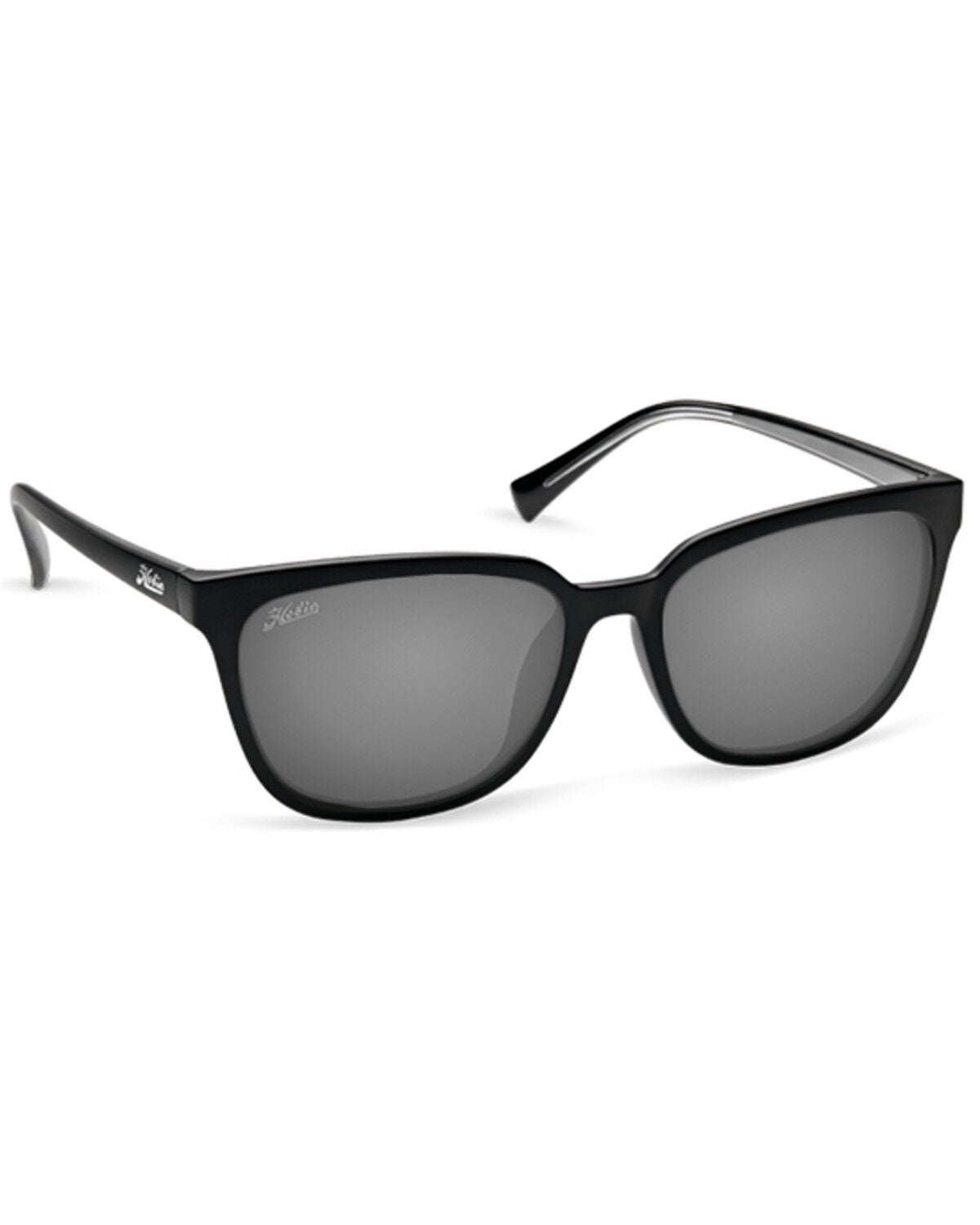 Hobie Women's Monica Black Satin & Gray Polarized Sunglasses, Black, hi-res