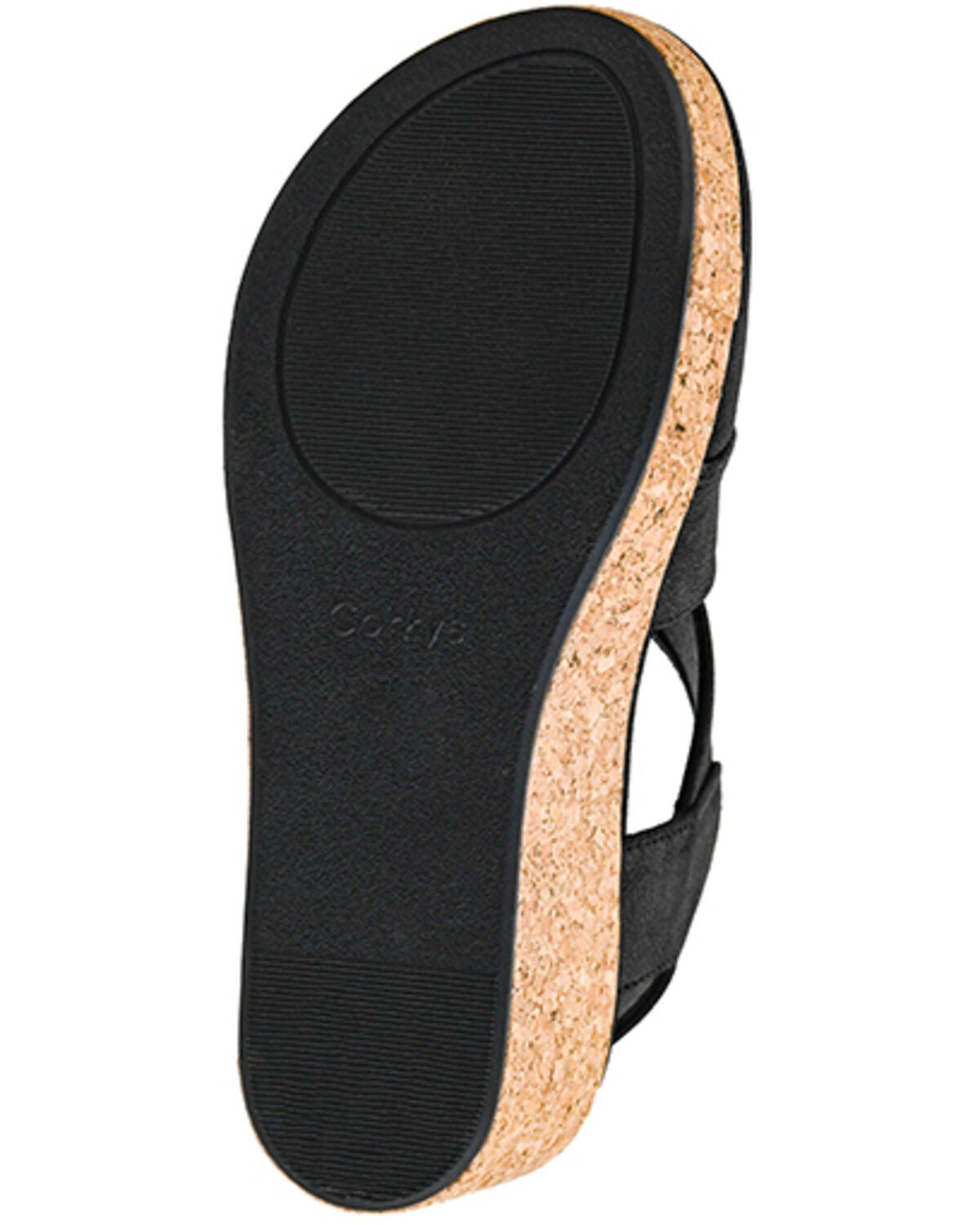 Corkys Women's Case Closed Wedge Shoes, Black