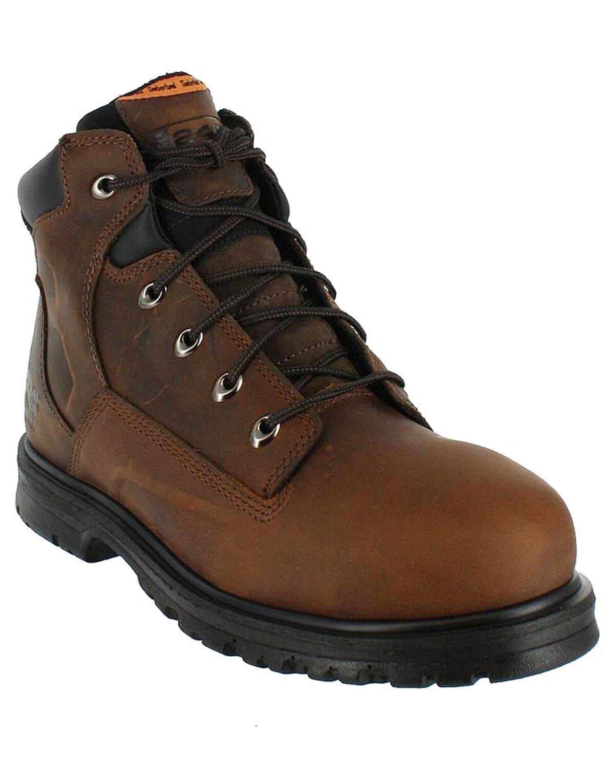 Timberland PRO Men's Magnus 6" Work Boots - Steel Toe, Brown, hi-res