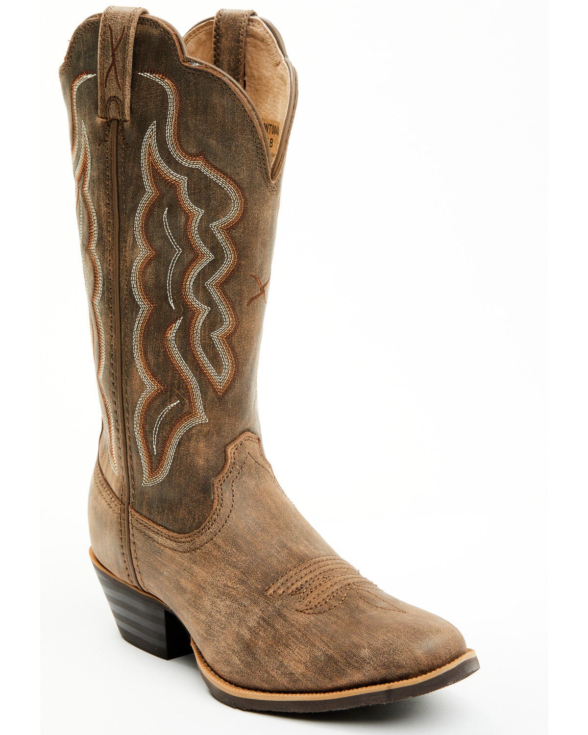Twisted X Women's Western Boots - Round Toe, Brown, hi-res