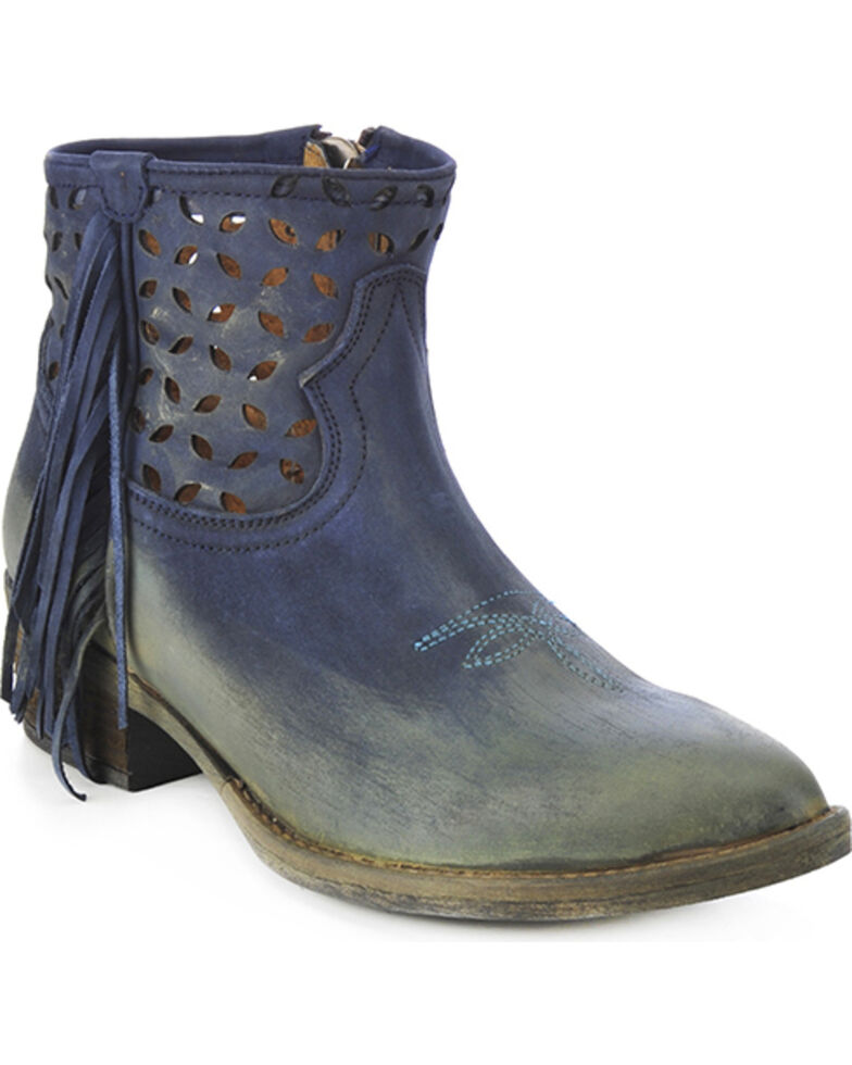 circle heel booties