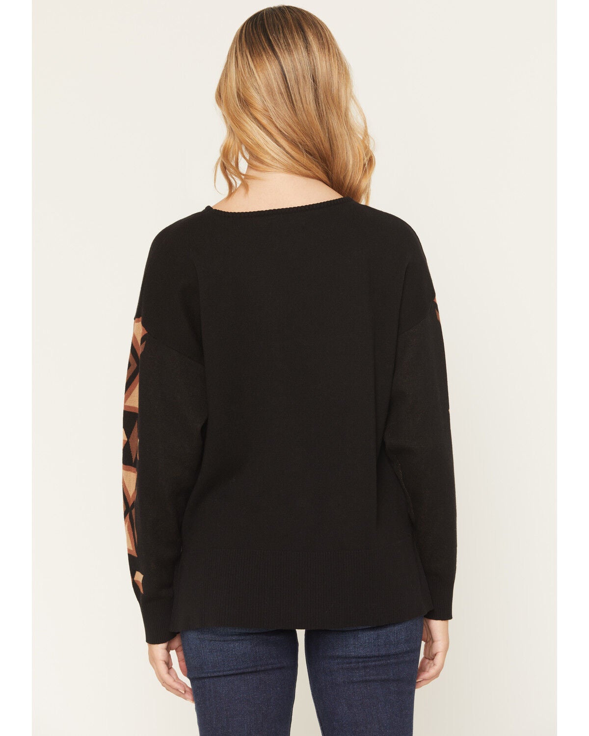 Image #4 - Cotton & Rye Women's Buffalo Crew Sweater, Black, hi-res