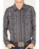 Image #3 - Cody James Boys' Paisley Stripe Print Long Sleeve Snap Western Shirt, Purple, hi-res