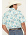 Image #4 - Ely Walker Men's Hawaiian Horse Print Short Sleeve Snap Western Shirt, Cream, hi-res
