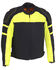 Image #1 - Milwaukee Leather Men's Mesh Racing Jacket with Removable Rain Jacket Liner - 3X, Bright Green, hi-res