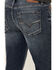 Image #4 - Moonshine Spirit Men's Diamond Hitch Medium Dark Wash Stretch Slim Straight Jeans , Blue, hi-res