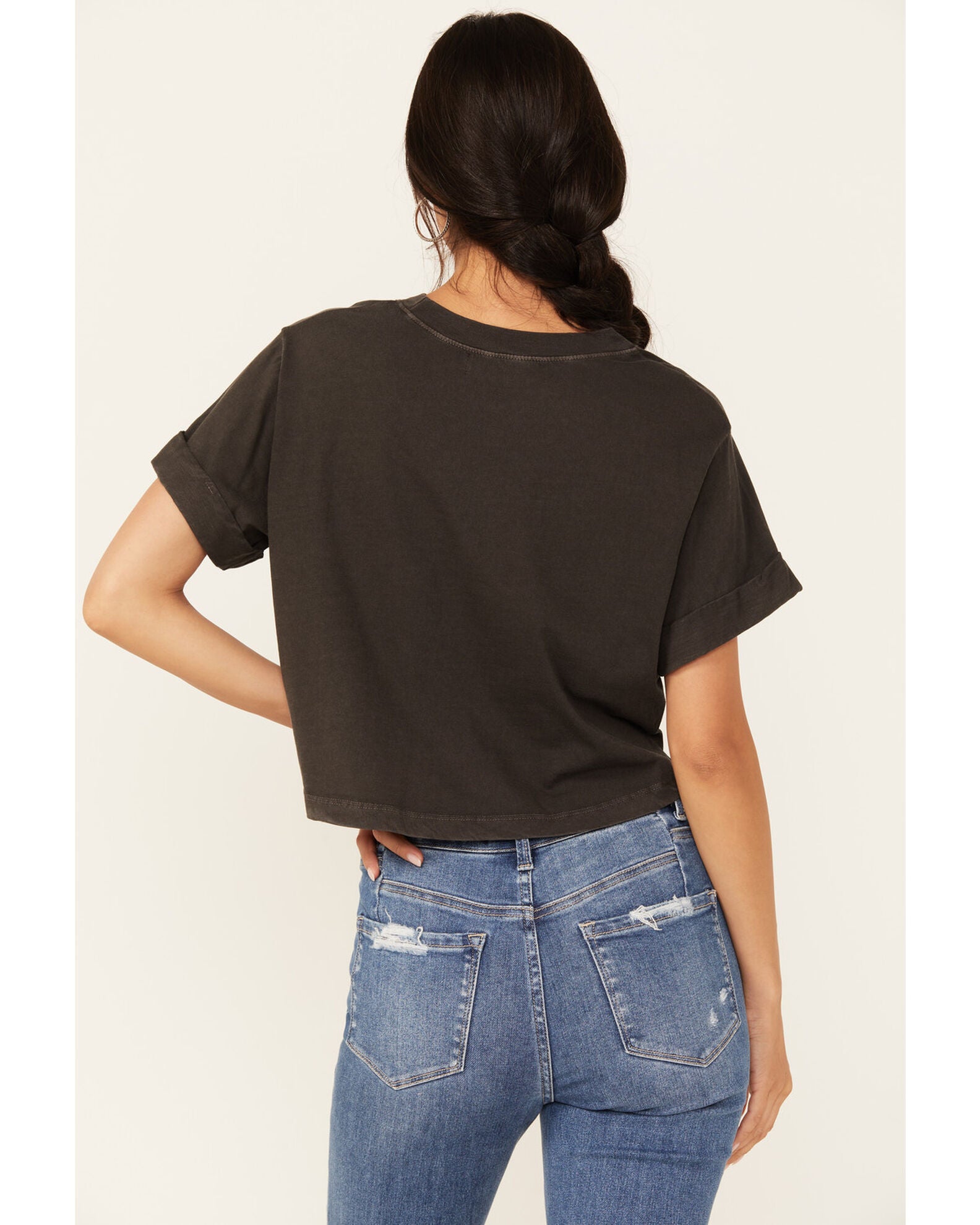 Girl Dangerous Women's Yellowstone Short Sleeve Cropped Graphic Tee