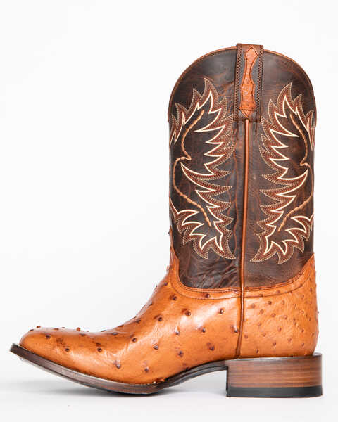 Image #3 - Cody James Men's Full Quill Ostrich Exotic Boots - Square Toe , , hi-res