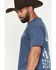 Image #3 - Ariat X Sendero Men's Second Rodeo Short Sleeve Graphic T-Shirt, Blue, hi-res