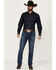 Image #1 - Ariat Men's M8 Champ Ashton Medium Wash Modern Slim Fit Stretch Denim Jeans, Medium Wash, hi-res