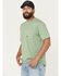 Image #2 - Ariat Men's Rebar Heat Fighter Short Sleeve Pocket Work Shirt - Big, Green, hi-res